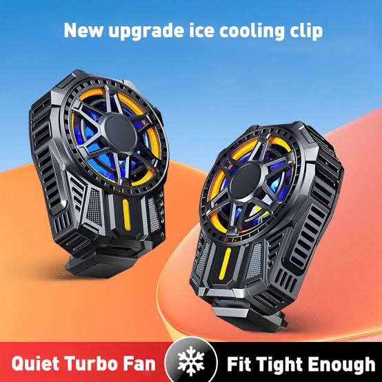 SL-01 Ultra-Fast Mobile Cooler , RGB Gaming Fan, Silent, Universal Clip-on Fit