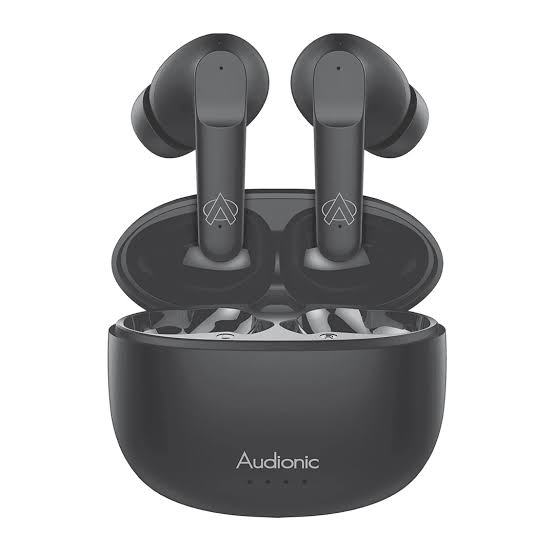 Audionic Airbud 625 Pro Quad Mic, ENC Wireless Earbuds, Gaming mode
