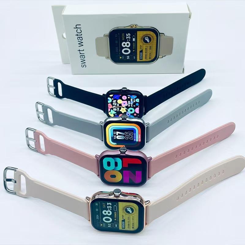 Y13 Upgraded Large Screen 1.83 Smart watch Bluethooth Call Sports Pedometer Heart Rate Blood Pressure Monitoring Button Silicone Strap - Pz Product Store