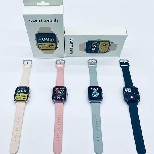 Y13 Upgraded Large Screen 1.83 Smart watch Bluethooth Call Sports Pedometer Heart Rate Blood Pressure Monitoring Button Silicone Strap - Pz Product Store