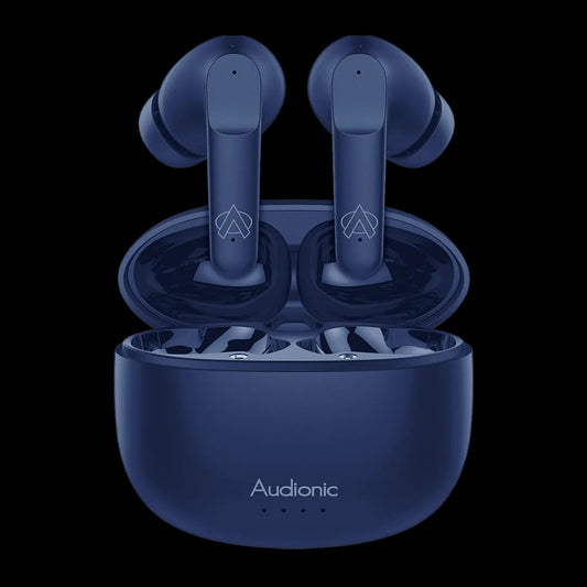 Audionic Airbud 625 Pro Quad Mic, ENC Wireless Earbuds, Gaming mode
