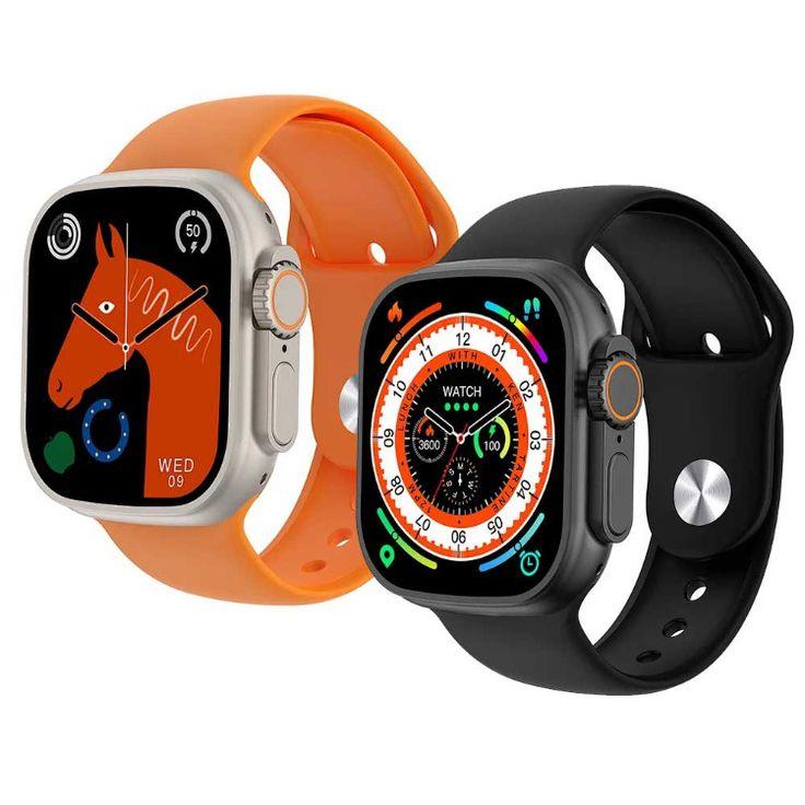 P9 ULTRA 2 SMART WATCH COMBO WITH HEADPHONES AMOLED SMARTWATCH SET WIRELESS HEADPHONES 7 IN 1 ULTRA WATCH SET - Pz Product Store