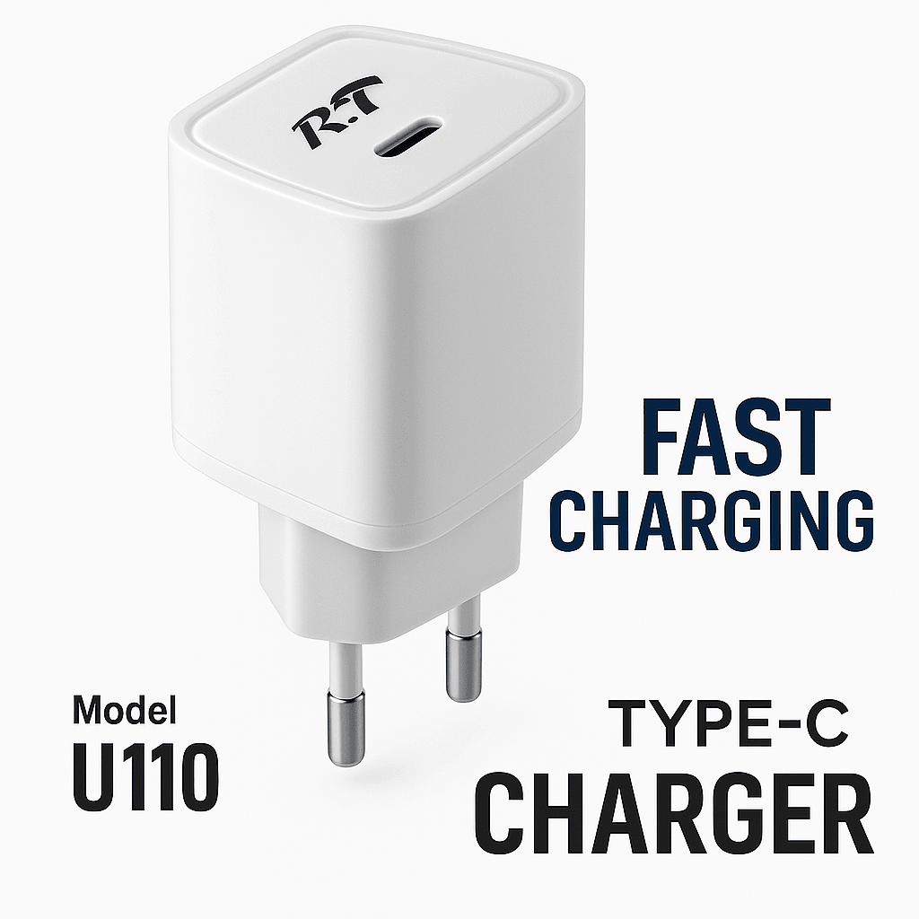 RT U110 Type-C Super Fast Charger 🚀 Fast. Safe. Reliable - Pz Product Store