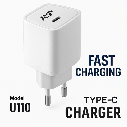 RT U110 Type-C Super Fast Charger 🚀 Fast. Safe. Reliable - Pz Product Store