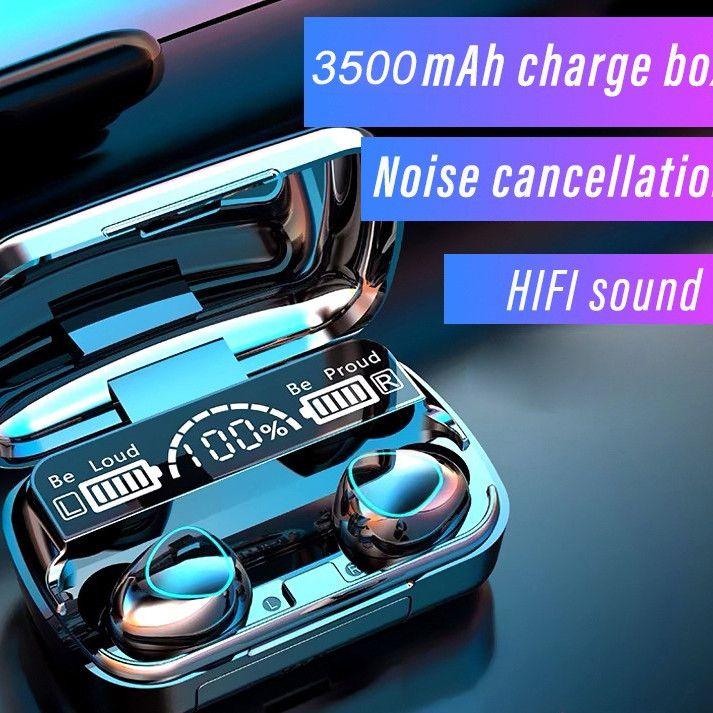 M10 TWS True Wireless Headset/Airpods/Earbuds/With High Quality Sound And Touch Sensor/Gaming Headphones/Headphone/Airpods Pro/ Air pods/Ear buds/Airbuds/Air buds/ Earpods/Ear pods/Airpodspro/Air pods pro/Airport/Airports/Earphones/Earphone - Pz Product Store