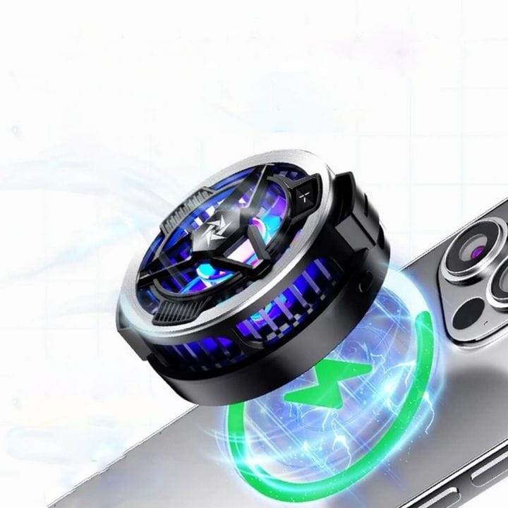 SI-75 Gaming Mobile Phone Cooler – Turbo Cooling Fan with LED Display