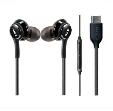 AKG TYPE C Handsfree - USB C Type Jack - 100% Original AKG Handsfree Imported , High Quality Deep Bass / Sound - Samsung Earphones - Headphones - Handfree - Pz Product Store