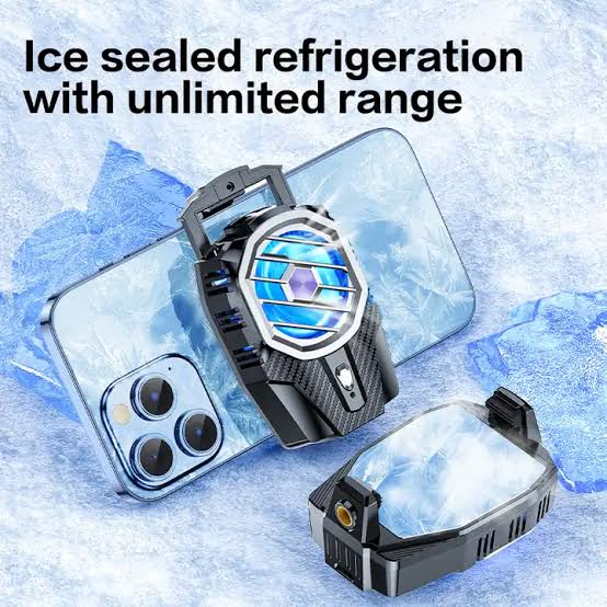 SL-31 Smart Mobile Phone Cooling Fan | Turbo Radiator for Gaming | Ultra-Fast Ice Cooling