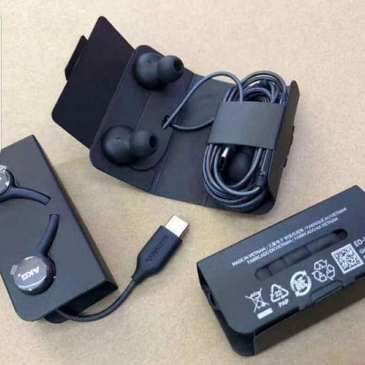 AKG TYPE C Handsfree - USB C Type Jack - 100% Original AKG Handsfree Imported , High Quality Deep Bass / Sound - Samsung Earphones - Headphones - Handfree - Pz Product Store