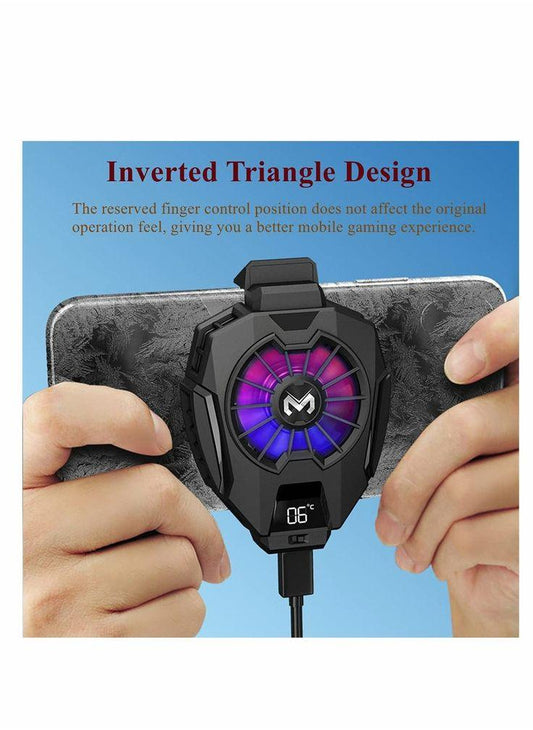 Premium PUBG Cooling Fan Portable, Powerful Mobile Radiator for Gaming Powerful Mobile Cooling Fan for All Mobiles Durable Construction - Pz Product Store