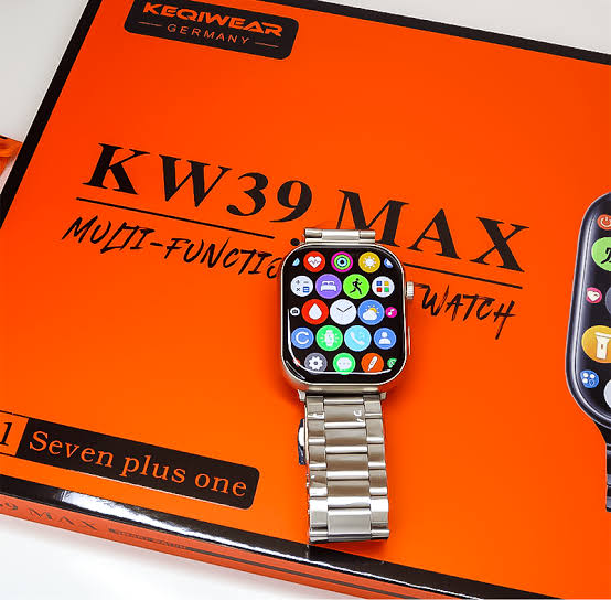 KW 39 MAX CURVED DISPLY SMART WATCH WITh BEST QUIALTY STRAP AND BOX