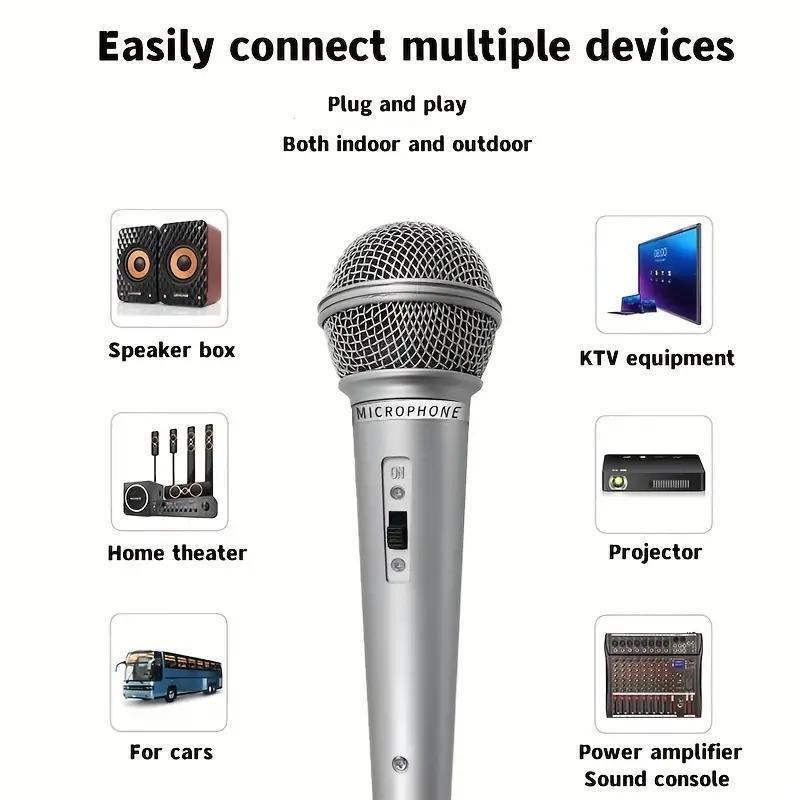 Microphone Silver Clear Voice Microphone - Pz Product Store