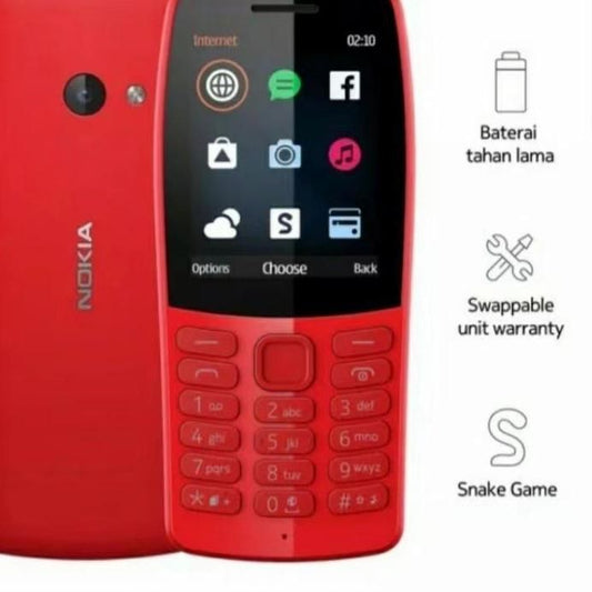 Nokia 210 Duel SIM Big Display Long time Beatty PTA approved 1year warranty box ☑️ - Pz Product Store